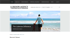 Desktop Screenshot of lubenowagency.com